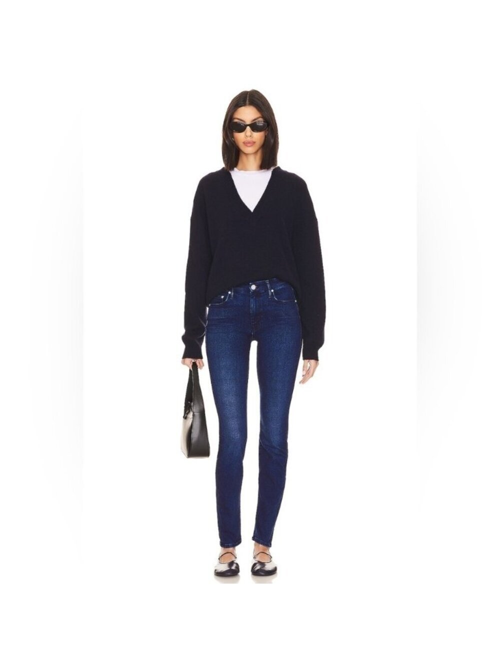 MOTHER The Looker Foulard Me Once Jeans Blue Tile Print Low-rise Skinny Size 26